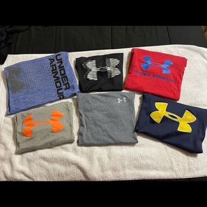 Lot of 6 Under Armour shirts